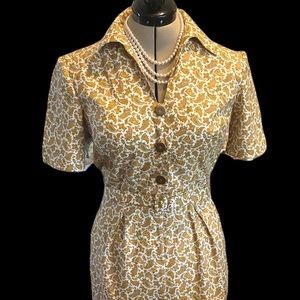 1960’s Shirtwaist Dress Sewn using Vintage Pattern